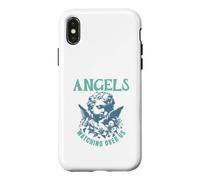 Carcasa para iPhone X/XS Cita Protectora Espiritual de ángeles Que Nos vigilan