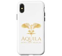Carcasa para iPhone X/XS Cita Romana Antigua de Aquila - El águila no atrapa Moscas