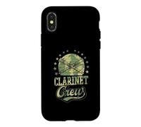 Carcasa para iPhone X/XS Clarinete Crew Matching Group Squad