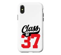 Carcasa para iPhone X/XS Clase de 37 Grow with Me Graduate 2037 Estilo Deportivo