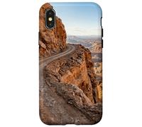 Carcasa para iPhone X/XS Cliff Edge Desert Road Canyon Sendero sinuoso escénico