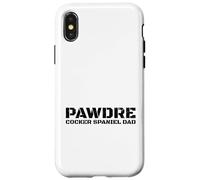 Carcasa para iPhone X/XS Cocker Spaniel Dad Dog Lover Canine Owner Design