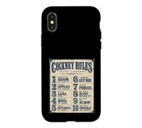 Carcasa para iPhone X/XS Cockney Rules Londres Rhyming Slang