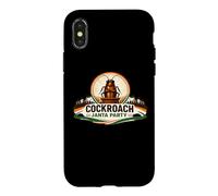 Carcasa para iPhone X/XS Cockroach Janta Party Shirt India Youth Protest Satire Polit