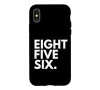 Carcasa para iPhone X/XS Código de Área 856 Camden New Jersey NJ Eight Five Six 856