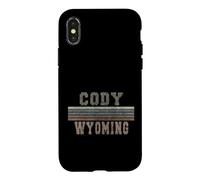Carcasa para iPhone X/XS Cody Wyoming Retro