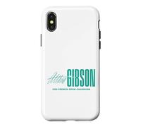 Carcasa para iPhone X/XS Colección Althea Gibson | Campeona de Tenis | Abierto de Francia