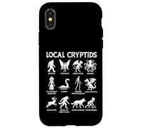 Carcasa para iPhone X/XS Colección Local Cryptids Legendary Creature Silhouette