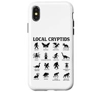 Carcasa para iPhone X/XS Colección Local Cryptids Legendary Creatures Silhouette