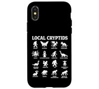 Carcasa para iPhone X/XS Colección Local Cryptids Legendary Creatures Silhouette