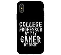 Carcasa para iPhone X/XS College Professor by Day Gamer by Night University Teachers