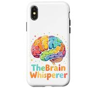 Carcasa para iPhone X/XS Colorido Amor Ciencia Humana Anatomía El Susurrador Cerebro