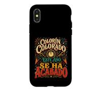 Carcasa para iPhone X/XS Colorín Colorado Este Año Se Ha Acabado Año Escolar Recuerdos