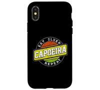 Carcasa para iPhone X/XS Comer Dormir Capoeira Repetir Danza Acrobacia Artes Marciales