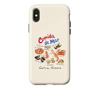 Carcasa para iPhone X/XS Comida De Mar Comida Costera Galicia España España Pulpo Travel