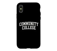 Carcasa para iPhone X/XS Community College Arched College Fuente Divertido