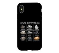 Carcasa para iPhone X/XS Cómo identificar Rocas Geología Amante Mineral Hunting Science