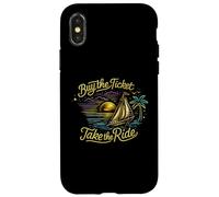 Carcasa para iPhone X/XS Comprar el boleto Take The Ride - Sailboat Sunset Adventure