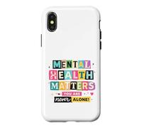 Carcasa para iPhone X/XS Conciencia sobre la Salud Mental Nunca estás Solo