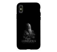 Carcasa para iPhone X/XS Confucio Ancient Wisdom Philosophy Scholar