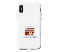 Carcasa para iPhone X/XS Conservador Patriotic Stars & Stripes Beat Cancelar Cultura