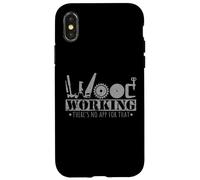 Carcasa para iPhone X/XS Contratista Herramientas de carpintería Handyman Woodturner Trabajador de Madera