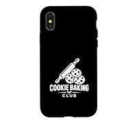 Carcasa para iPhone X/XS Cookie Baking Club Vintage Minimalista Hobby Equipo Grupo
