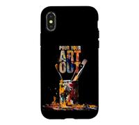Carcasa para iPhone X/XS Cool Artist Art Make Art Painter Artist Teacher Artsy Gift