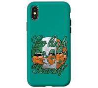 Carcasa para iPhone X/XS Cool Green Gnomes Go Luck Yourself Shamrock St Patricks Day