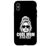 Carcasa para iPhone X/XS Cool Mom Energía Retro Moda Día de la Madre Vibes