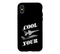 Carcasa para iPhone X/XS Cool Your Jets - Divertido diseño de Humor sarcástico