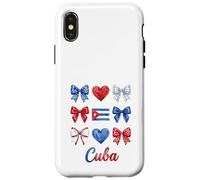Carcasa para iPhone X/XS Coquette Cuba Flag Cuban Girls