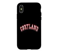 Carcasa para iPhone X/XS Cortland - New York Varsity Style - Crown City Vintage Gift