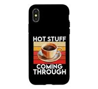 Carcasa para iPhone X/XS Cosas Calientes Que Vienen a través del café