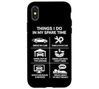 Carcasa para iPhone X/XS Cosas Que Hago en mi Tiempo Libre Garage Car Guy Car Entusiastas