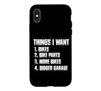 Carcasa para iPhone X/XS Cosas Que Quiero Divertido MTB Bicicleta Ciclismo Bicicleta de montaña