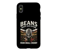 Carcasa para iPhone X/XS Cosecha de Cereza tostadora de café Vintage