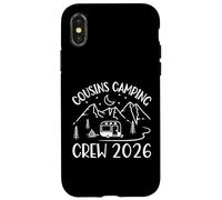 Carcasa para iPhone X/XS Cousins Camping Crew 2026 Outdoor Summer Camp Group Matching