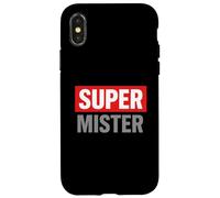 Carcasa para iPhone X/XS Cover Regalo Mister Fine Anno Allenatore Calcio Super Mister