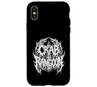 Carcasa para iPhone X/XS Crab Rangoon Awesome Ironic Death Metal Asian Food Lover