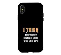 Carcasa para iPhone X/XS Creo Que, por lo Tanto, no Tengo Mucho en común con...