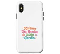 Carcasa para iPhone X/XS Criar pequeños Humanos es mi Cardio Divertido Sayin Día de la Madre Mamá