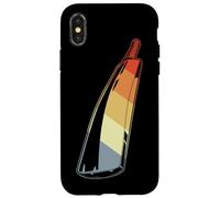 Carcasa para iPhone X/XS Cricket Bat Vintage Style Bat-and-Ball Juego