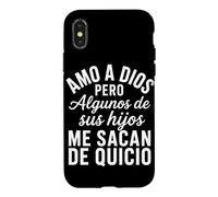Carcasa para iPhone X/XS Cristiano Español Jesucristo Gracioso Cristianos Humor
