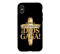 Carcasa para iPhone X/XS Cruz Cristiana española Jesús Escritura Religiosa Biblia Dios