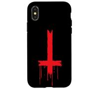 Carcasa para iPhone X/XS Cruz Invertida al revés
