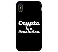 Carcasa para iPhone X/XS Crypto Is a Revolution Cryptocurrency Is The Future of Money