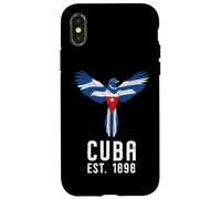 Carcasa para iPhone X/XS Cuba 1898 Bandera Cubana Cubanos Cubano Tocororo Cubano Trogon
