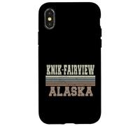 Carcasa para iPhone X/XS Cuchillo Retro Fairview Alaska
