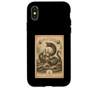 Carcasa para iPhone X/XS Cuidado con los Leviatanes | Mito del Monstruo Marino